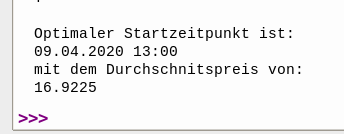 Optimizer Result