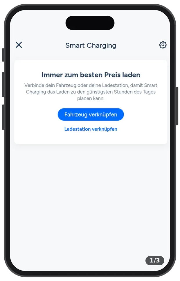 E-Auto oder Ladestation in der App verbinden